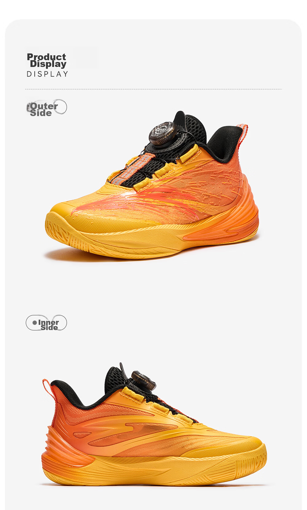 Anta Kids Sports Shoes Boys Toddler 2026 Durable Professional Spark X Basketball Shoes 312639950 12